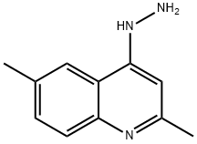 2,6-DIMETHYL-4-HYDRAZINOQUINOLINE Struktur