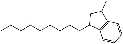 1-methyl-3-nonylindan Struktur