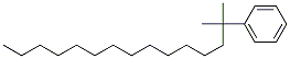 2-Methyl-2-phenylpentadecane Struktur