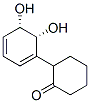 Cyclohexanone, 2-[(5S,6R)-5,6-dihydroxy-1,3-cyclohexadien-1-yl]- (9CI) Struktur