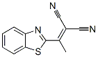 Propanedinitrile, [1-(2-benzothiazolyl)ethylidene]- (9CI) Struktur