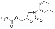 2-Oxazolidinone, 5-hydroxymethyl-3-(m-tolyl)-, carbamate Struktur