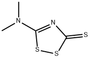 3-DIMETHYLAMINO-1,2,4-DITHIAZOLE-5-THIONE Struktur