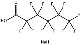 SODIUM PERFLUOROHEXANOATE Struktur