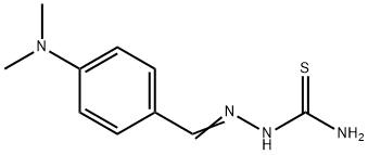 4-(DIMETHYLAMINO)BENZALDEHYDE THIOSEMICARBAZONE Struktur