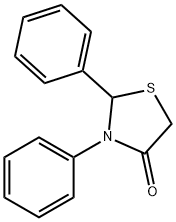 2,3-Diphenylthiazolidin-4-one Struktur