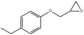 2-(p-Ethylphenoxymethyl)oxirane Struktur