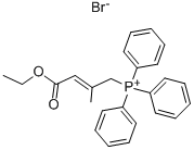 (3-Ethoxycarbonyl-2-methylallyl)triphenylphosphonium Bromide Struktur