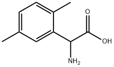 AMINO(2,5-DIMETHYLPHENYL)ACETIC ACID Struktur