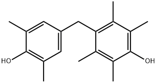 4-(4-Hydroxy-2,3,5,6-tetramethylbenzyl)-2,6-dimethylphenol Struktur