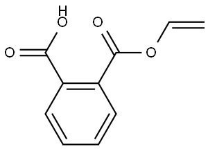 POLYVINYL HYDROGEN PHTHALATE Struktur