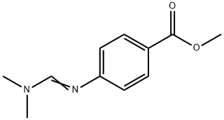 Benzoic acid, 4-[[(dimethylamino)methylene]amino]-, methyl ester (9CI) Struktur