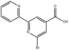 6-BROMO-[2,2'-BIPYRIDINE]-4-CARBOXYLIC ACID Struktur