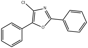 4-Chloro-2,5-diphenyloxazole Struktur