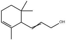 3-(2,6,6-Trimethyl-2-cyclohexen-1-yl)-2-propen-1-ol Struktur