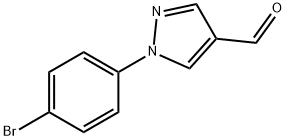 1-(4-BROMOPHENYL)-1H-PYRAZOLE-4-CARBALDEHYDE Struktur