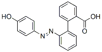 2-[[(4-hydroxyphenyl)azo]phenyl]benzoic acid Struktur