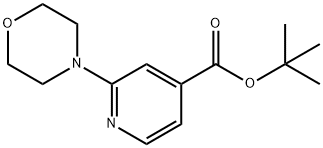 2-(4-MORPHOLINYL)-PYRIDINE-4-CARBOXYLIC ACID TERT-BUTYL ESTER Struktur