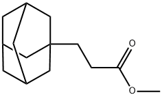 Methyl 3-(1-adamantyl)propanoate Struktur