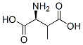 (2S)-2-amino-3-methyl-butanedioic acid Struktur