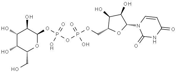 UDP-D-galactose Struktur