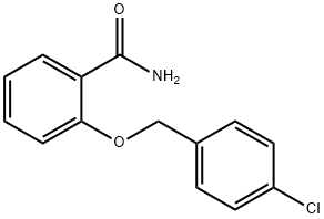 BenzaMide, 2-[(4-chlorophenyl)Methoxy]- Struktur