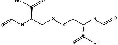 N,N'-Diformyl-L-cystine Struktur