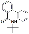 N-(1,1-Dimethylethyl)-2-biphenylcarboxamide Struktur