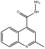 2-METHYL-QUINOLINE-4-CARBOXYLIC ACID HYDRAZIDE Struktur