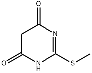 4,6-Dihydroxy-2-methythiopyrimidine Struktur