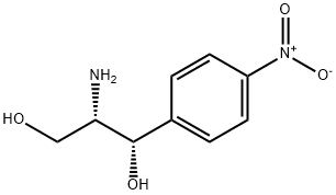 (1S,2S)-2-Amino-1-(4-nitrophenyl)propane-1,3-diol Struktur