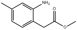 BENZENEACETIC ACID, 2-AMINO-4-METHYL-, METHYL ESTER Struktur