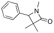 1,3,3-Trimethyl-4-phenylazetidin-2-one Struktur