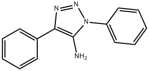 1,4-Diphenyl-5-amino-1,2,3-triazole Struktur