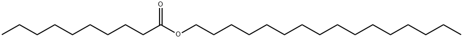 hexadecyl decanoate Struktur