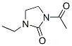 2-Imidazolidinone, 1-acetyl-3-ethyl- (9CI) Struktur