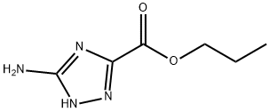 1H-1,2,4-Triazole-3-carboxylicacid,5-amino-,propylester(9CI) Struktur