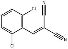 2,6-DICHLOROBENZALMALONONITRILE Struktur