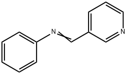 N-[(3-Pyridinyl)methylene]aniline Struktur