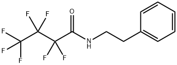 2,2,3,3,4,4,4-Heptafluoro-N-(2-phenylethyl)butanamide Struktur