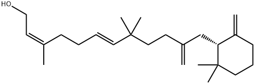 (2Z,6E)-11-[[(S)-2,2-Dimethyl-6-methylenecyclohexyl]methyl]-3,8,8-trimethyl-2,6,11-dodecatrien-1-ol Struktur