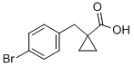 1-[(4-BROMOPHENYL)METHYL]-CYCLOPROPANECARBOXYLIC ACID Struktur