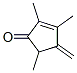 2,3,5-Trimethyl-4-methylene-2-cyclopenten-1-one Struktur