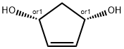 CIS-3,5-DIHYDROXY-1-CYCLOPENTENE Struktur