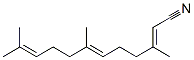 3,7,11-Trimethyl-2,6,10-dodecatrienenitrile Struktur