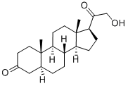 21-羥基-5α-孕甾(烷)-3,20-二酮 結構式