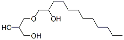 3-[(2-hydroxydodecyl)oxy]propane-1,2-diol Struktur