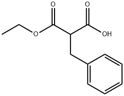 2-BENZYL-MALONIC ACID MONOETHYL ESTER Struktur