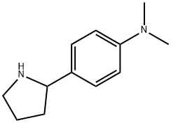 DIMETHYL-(4-PYRROLIDIN-2-YL-PHENYL)-AMINE Struktur