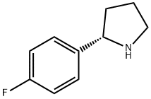 (S)-2-(4-Fluorophenyl)pyrrolidine Struktur